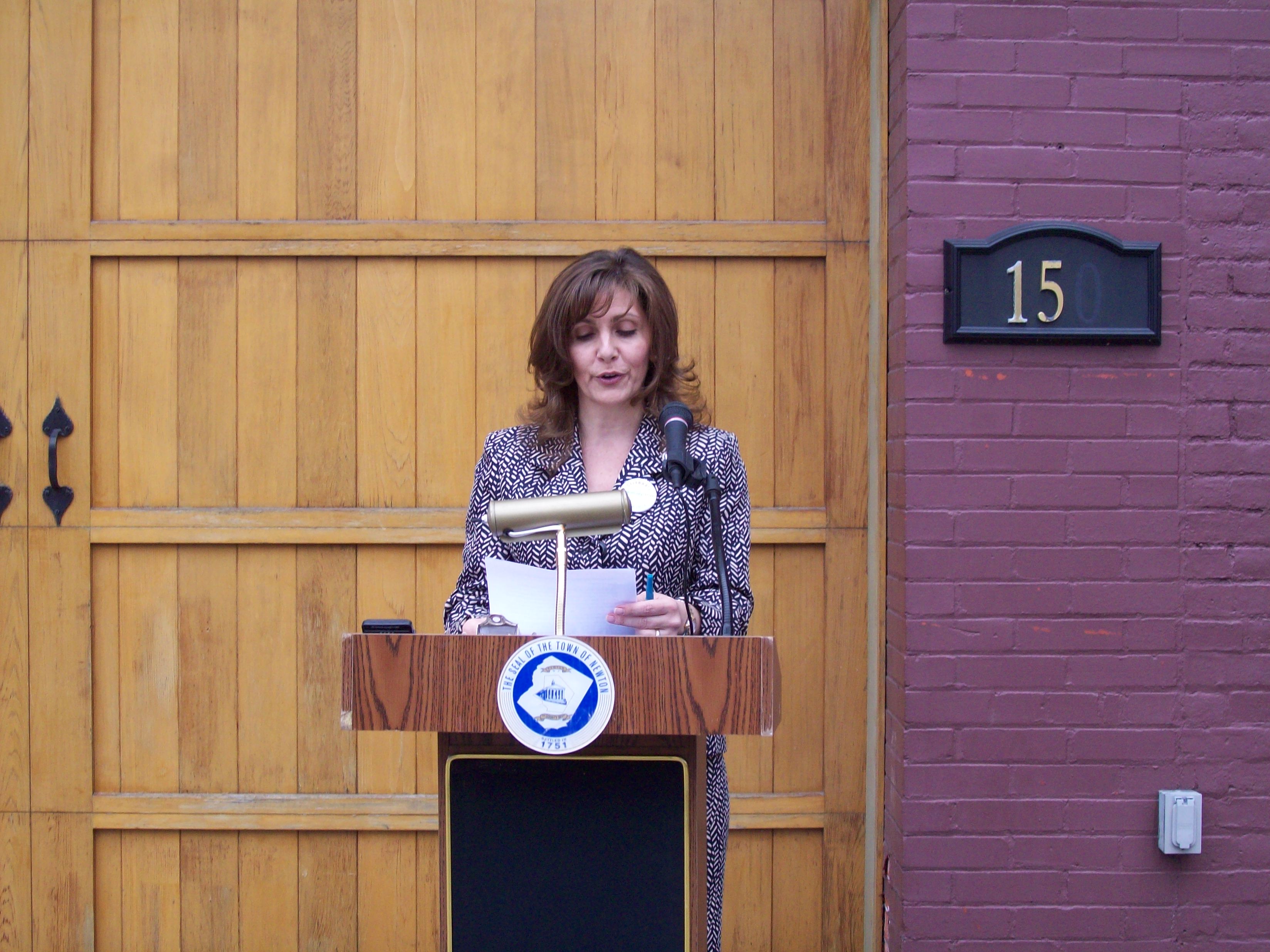 Gina Thomas, Marketing Consultant for the Town of Newton