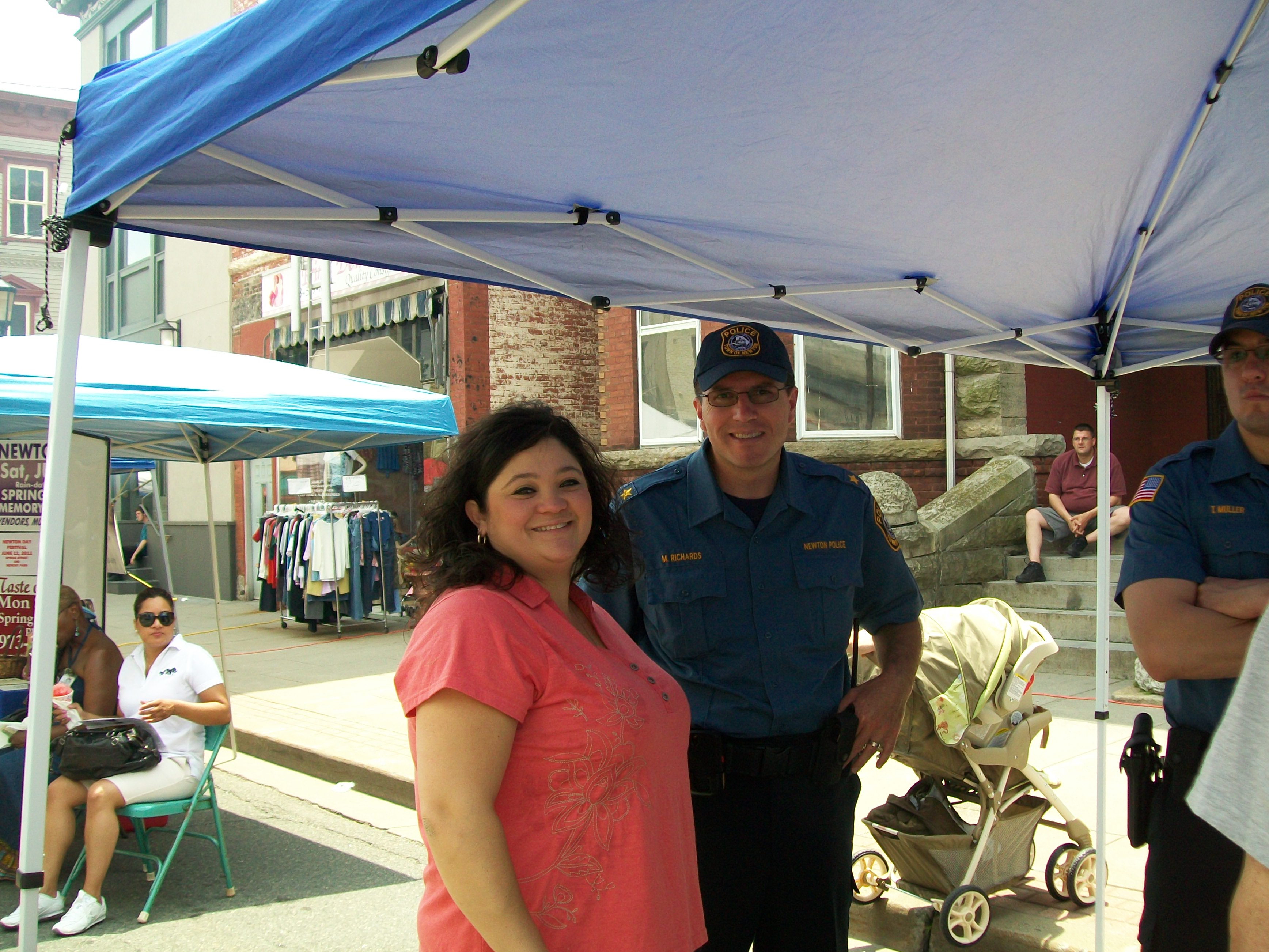 Deputy Mayor Le Frois with Chief Michael S. Richards